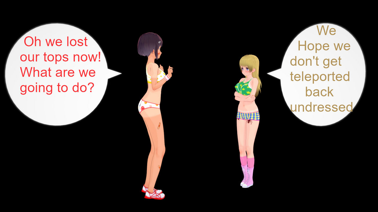Hailey and Savannah Strip Game 3
