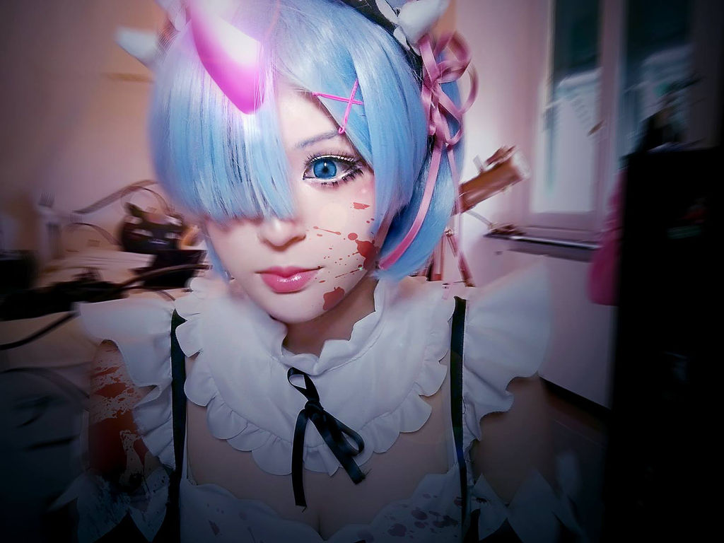 Demon Rem by TessaCrownster on DeviantArt