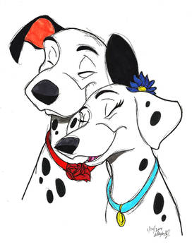 101 Dalmatians-Lovebirds