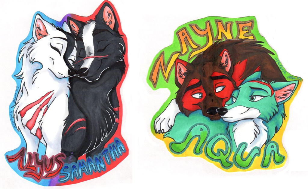 Badge Commissions-Wolf Couples