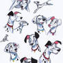 101 Dalmatians - sketch page