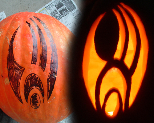 Borg Symbol Pumpkin