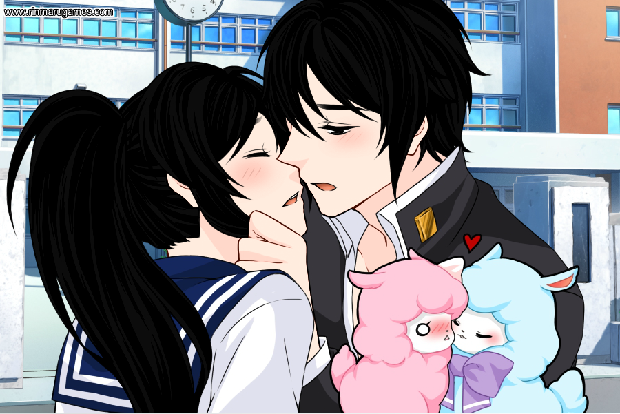 Ayano X Taro First Kiss By Randomfoxgirl On Deviantart