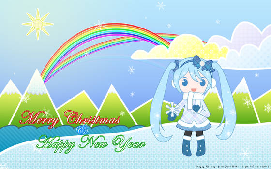 Happy Holidays from Yuki Miku