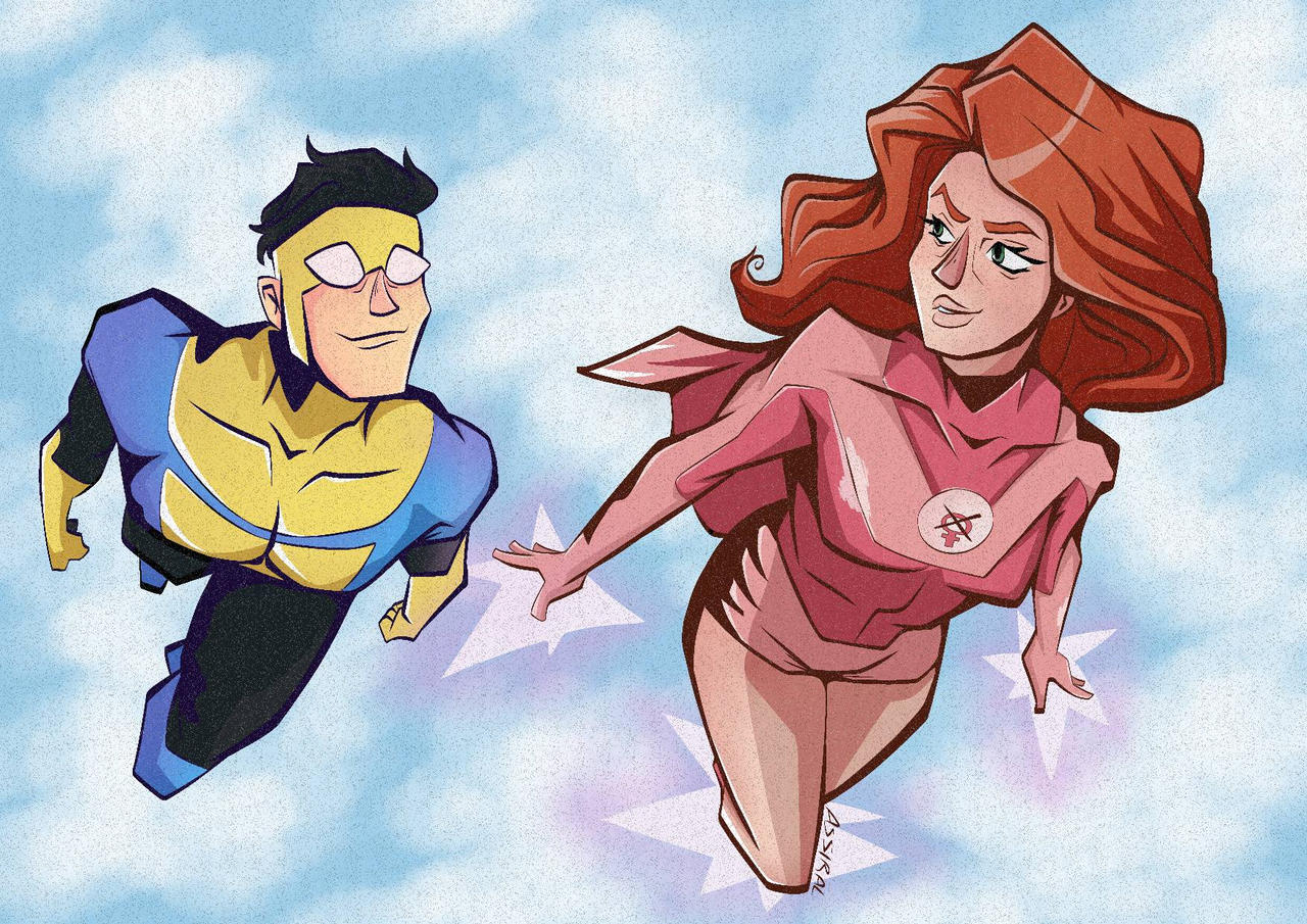Invincible And Atom Eve By Assiraluwu On DeviantArt invincible-and-atom-eve-by-assiraluwu-on-deviantart