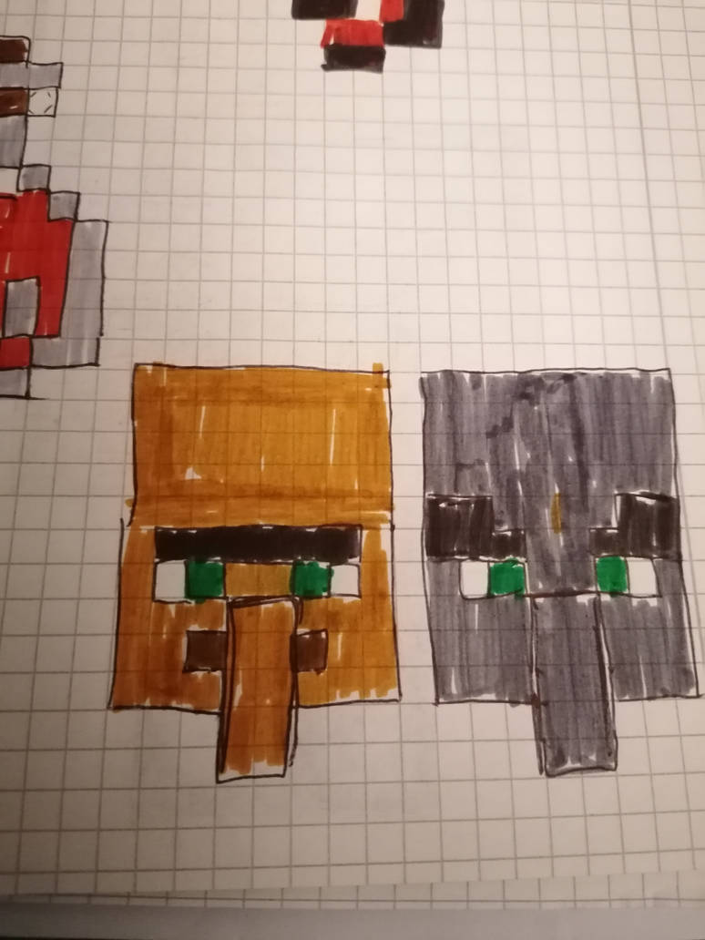 Minecraft drawing 2 by Dreieckig on DeviantArt
