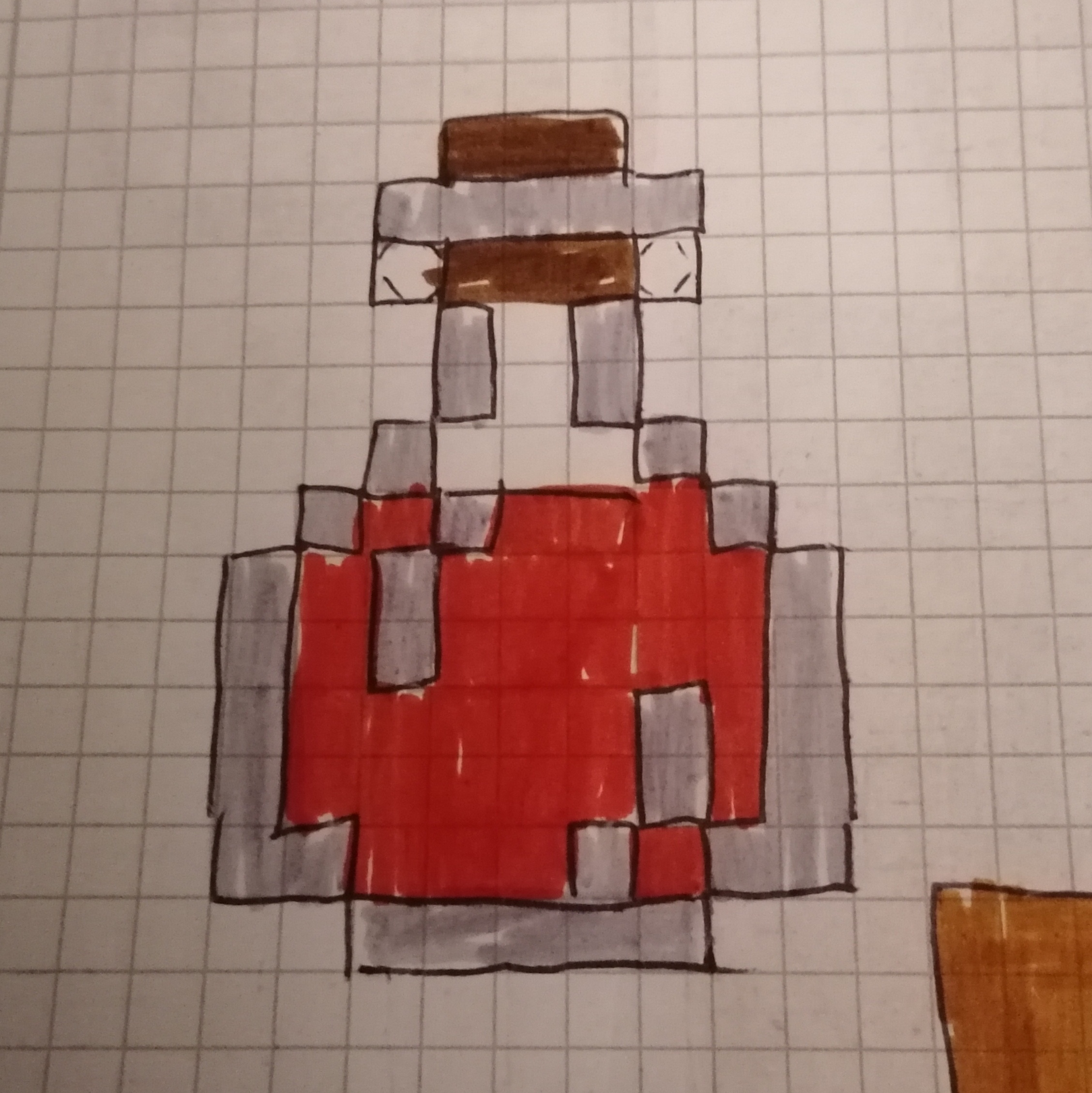 Minecraft Split Drawing Minecraft drawing 3 by Dreieckig on DeviantArt