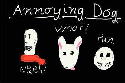 Undertale fancomic fan art 'Annoying Dog'