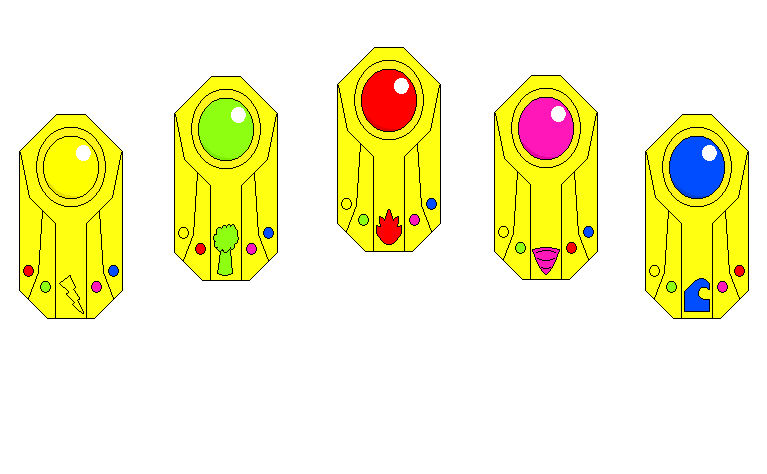 Power Rangers Elemental Masters Elemental Morphers by GiLawTheSparky on ...