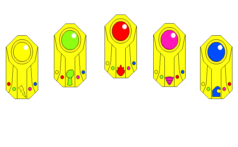 Power Rangers Elemental Masters Elemental Morphers by GiLawTheSparky on ...