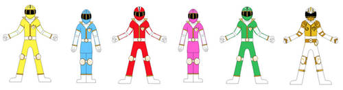 Power Rangers Sports Energy- Updated Costumes