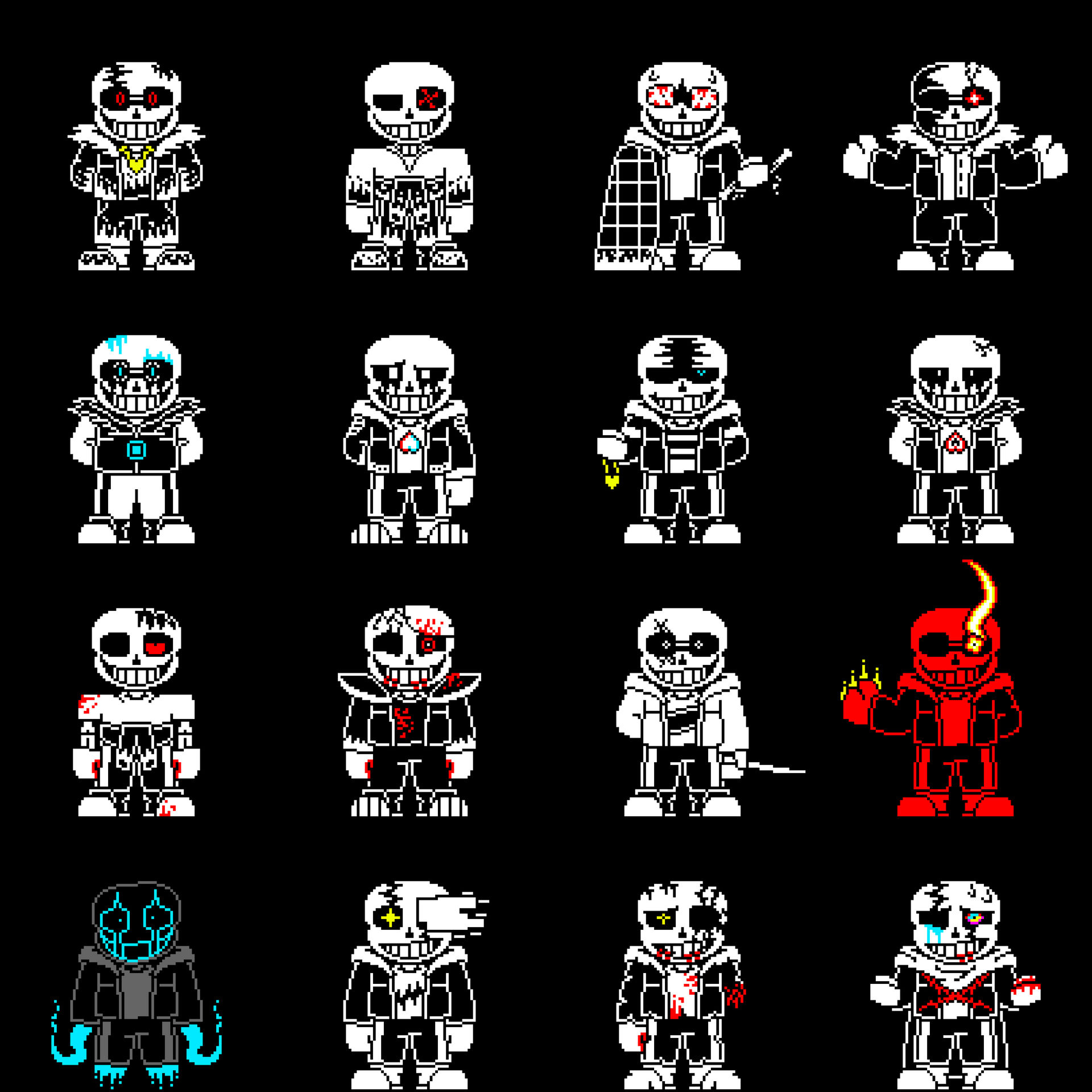 My Sans Aus Part 1 by DustyThePixelartist on DeviantArt