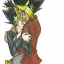 YGO: Yuugi and Yami Cuddleness