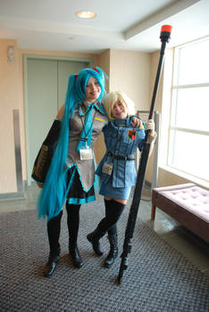 Miku and Seras!