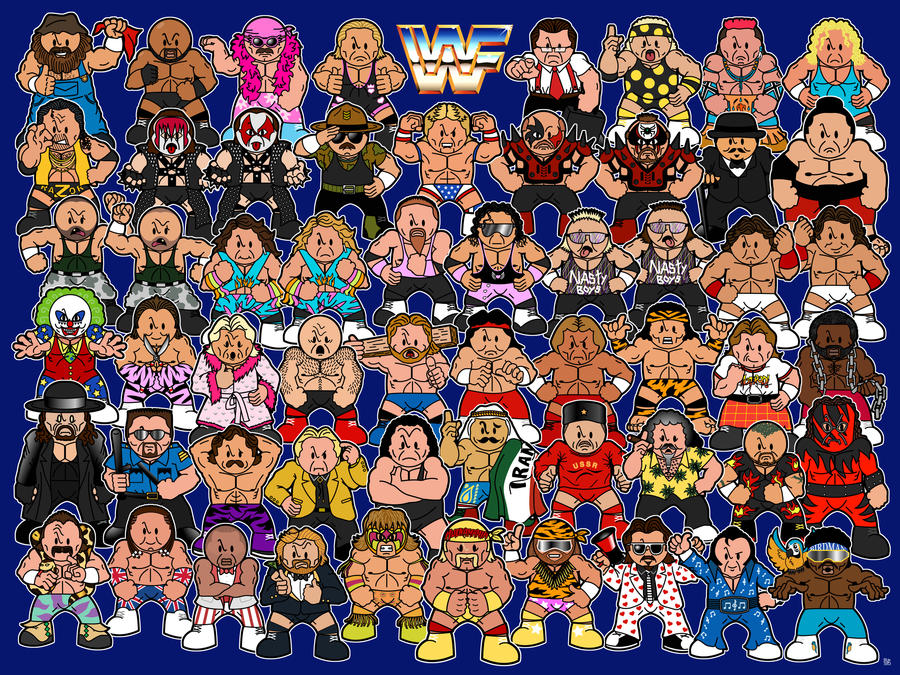 WWF Superstars by samuelwyoung on DeviantArt
