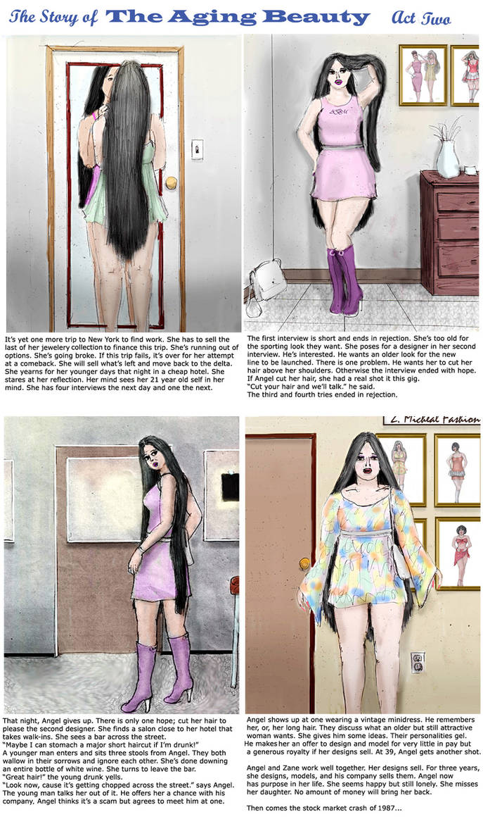Deviantart Aging Process 'The Aging Beauty' Preview Comic for Act 2 by recluse57 on DeviantArt