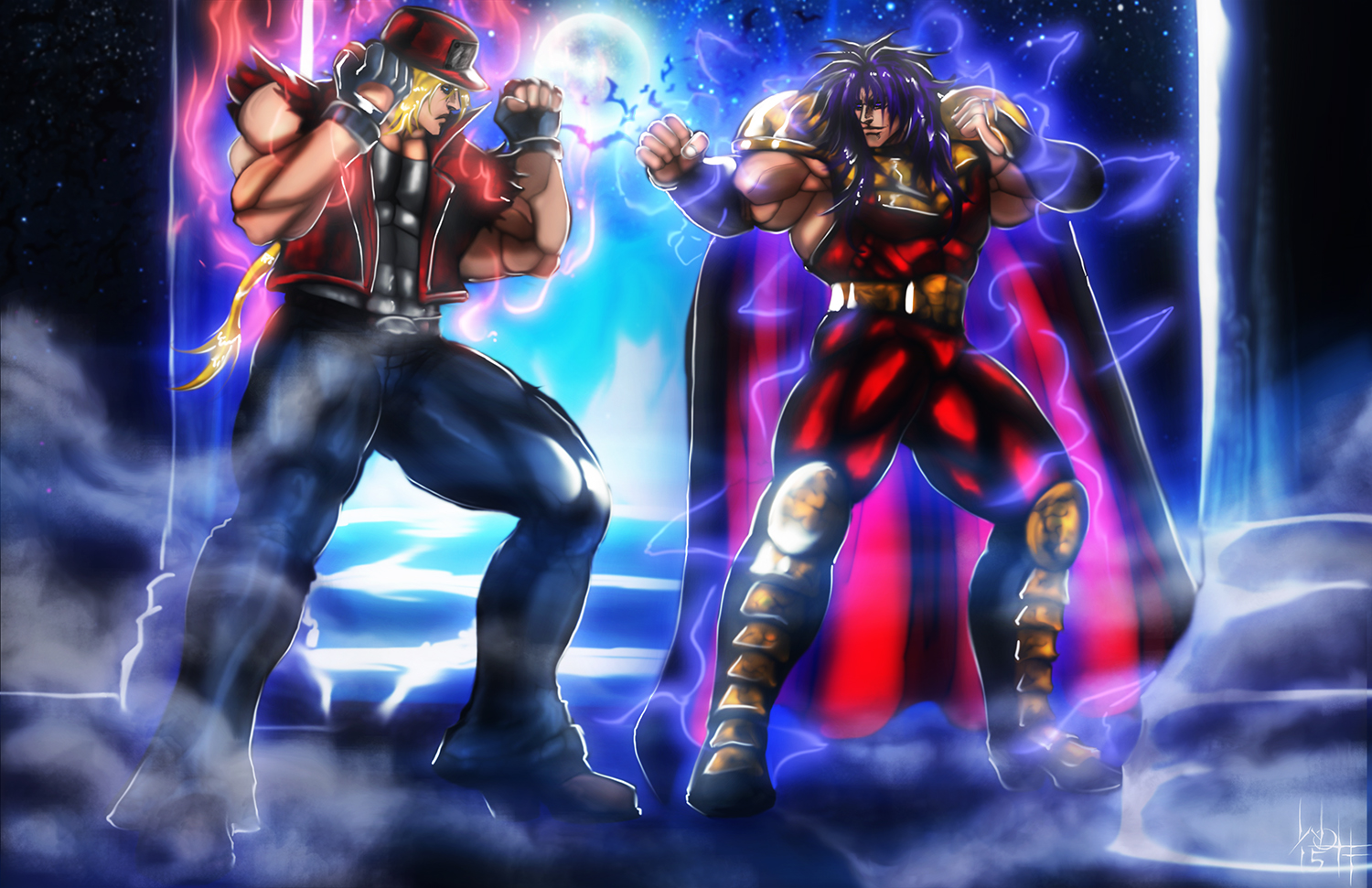 Terry Bogard vs Wolfgang Krauser by SirWolfgang on DeviantArt