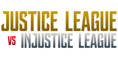 Justice League vs Injustice League Logo