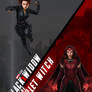 Black Widow and Scarlet Witch Poster