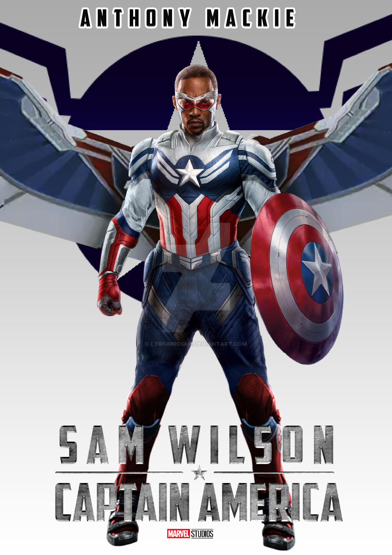 Captain America 4' Promo Art Shows Sam Wilson's New Super Suit