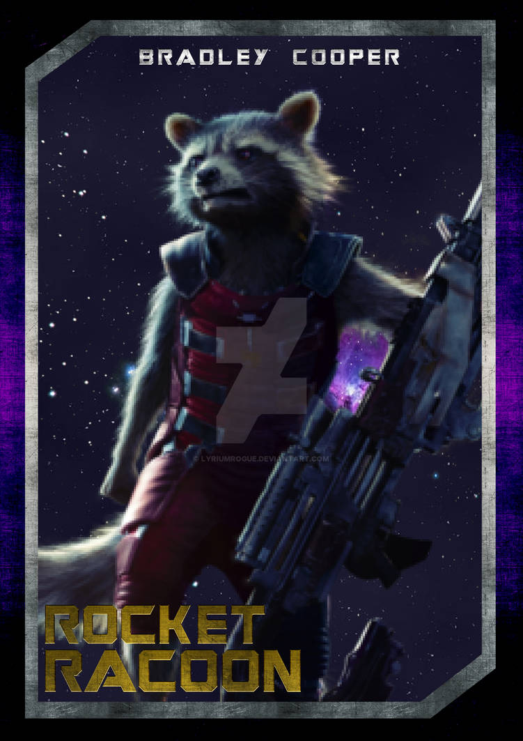 Rocket Racoon - Character Poster by LyriumRogue on DeviantArt