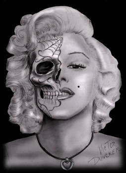 Marilyn Monroe Sugar Skull