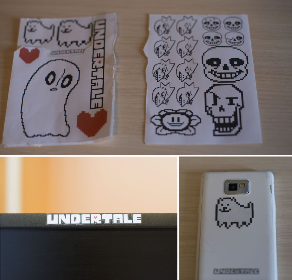 Custom Undertale Stickers by AceFirefly on DeviantArt
