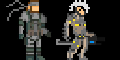 Solid Snake and Raiden by Rabble16 on DeviantArt