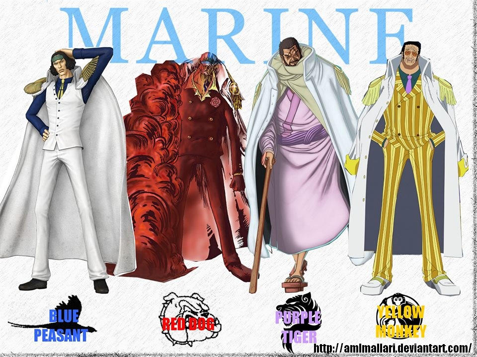 The Power Ranger (One Piece Admirals Version) by amlmallari on DeviantArt