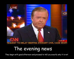 The evening news