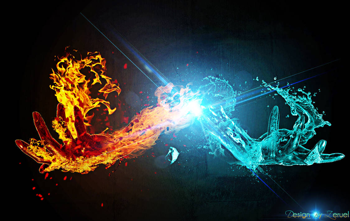 Le Feu et l'Eau by Skiiny on DeviantArt