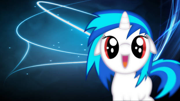 DJ-Pon3 Filly Wallpaper