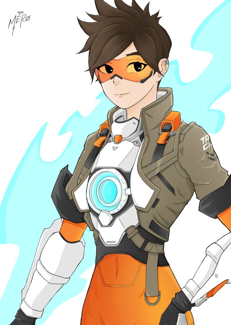 TRACER fanart by me : r/Overwatch