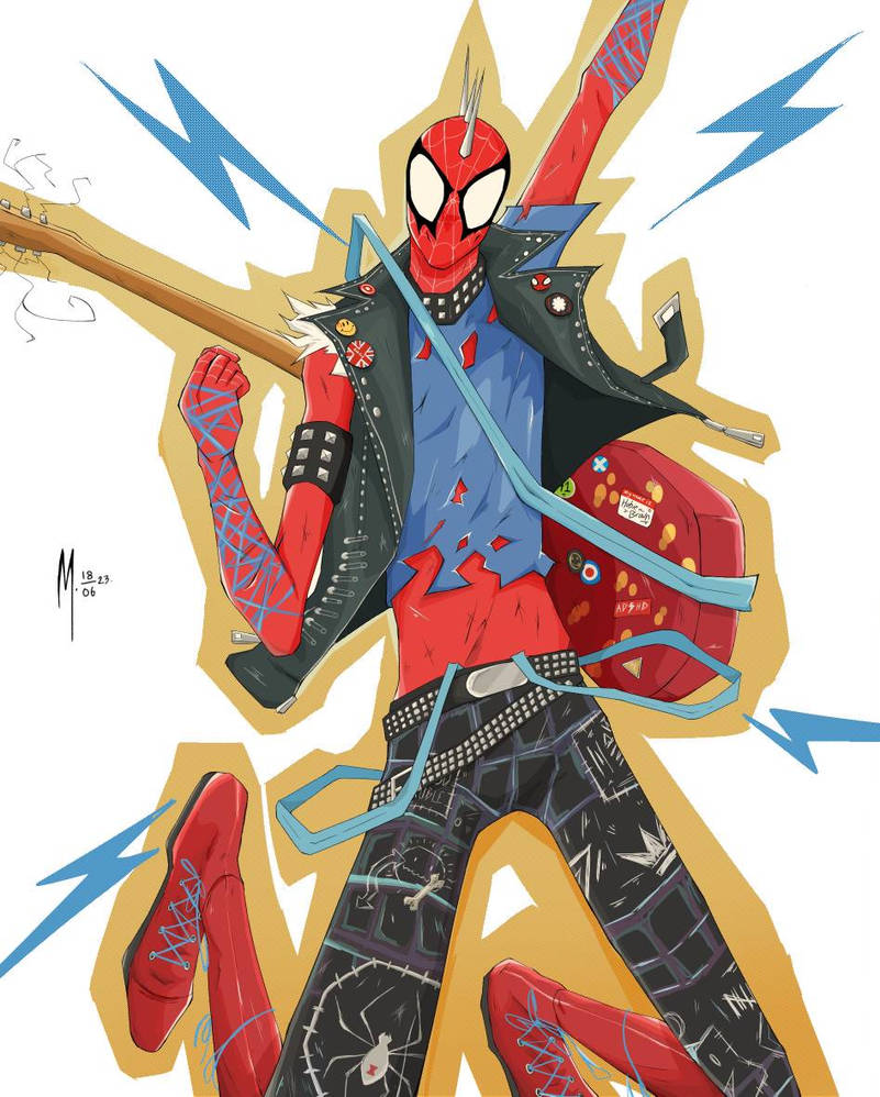Spiderpunk fanart ✨ : r/Spiderman