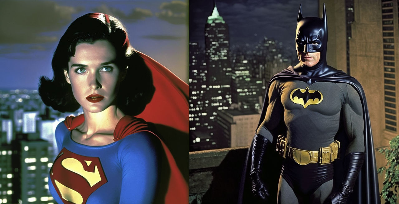 Finest Team 1948. Superwoman and Batman. by lordmallory on DeviantArt
