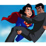 SUPERWOMAN RESCUES LOUIS LANE!