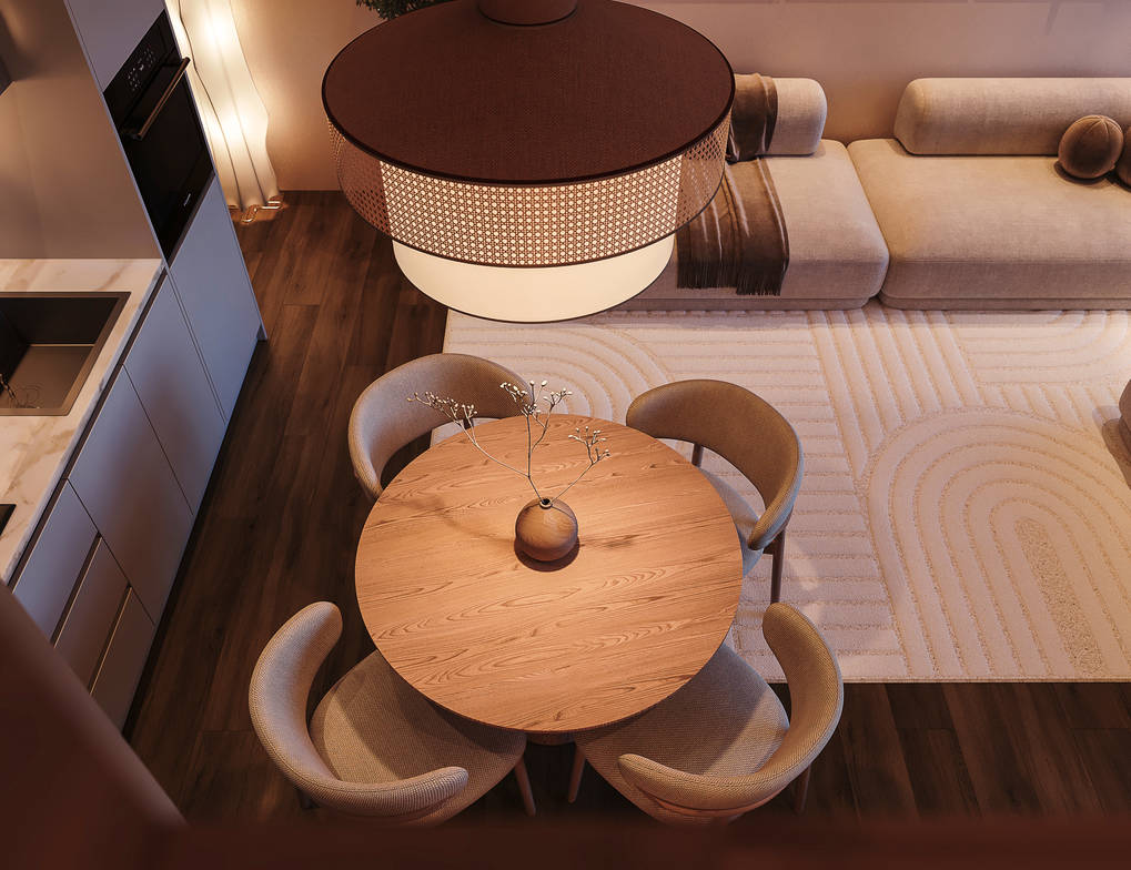 Japandi Interior Design Livingroom by MadTwistArch on DeviantArt