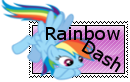 Rainbow Dash Stamp