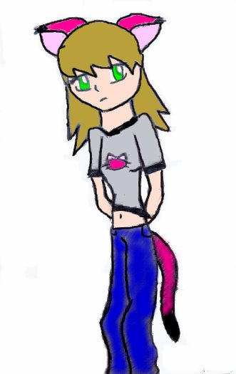 -COLORED- Random Kitty Girl by ChibiRockstar on DeviantArt