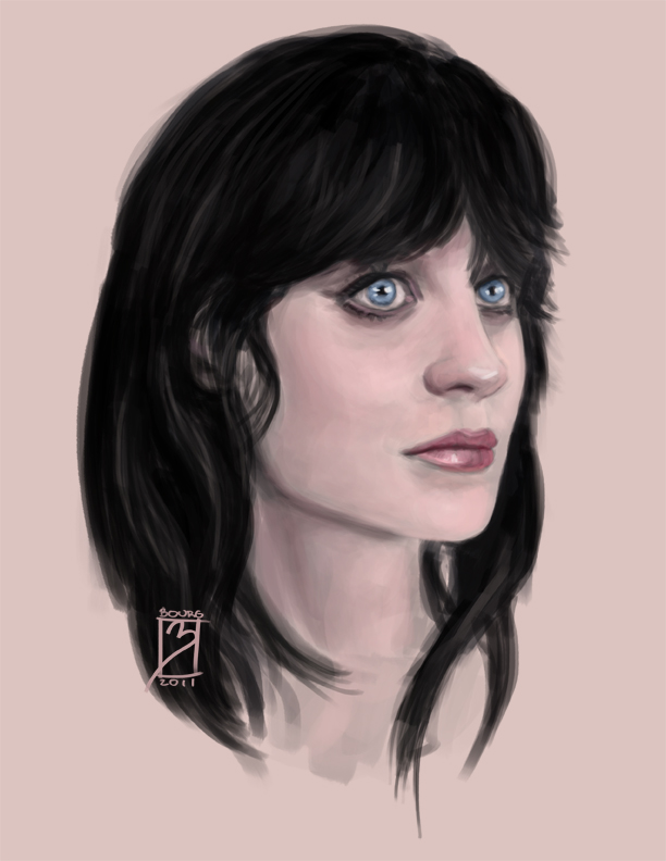 Zooey Deschanel Sketch