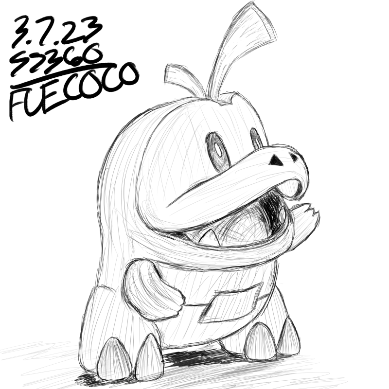 Fuecoco by SSonic360 on DeviantArt