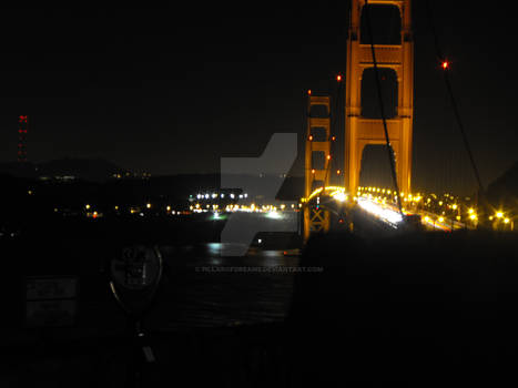 Golden Gate in The Night Light