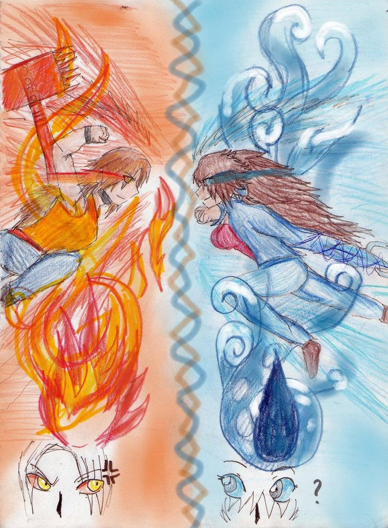 George Vs Rouse battle by x-Sammy on DeviantArt