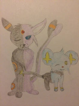 Espumbreon and Shinx