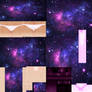 yandere simulator: The Purple Galaxy Texture