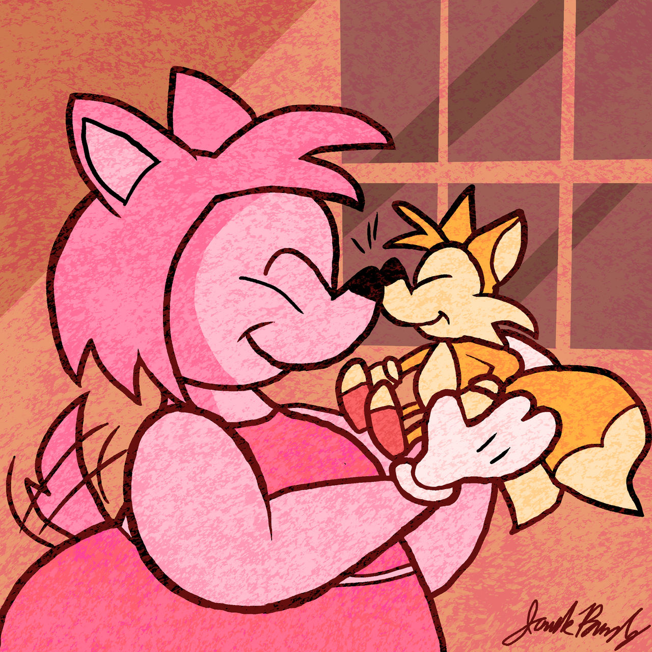 Tails Boop Amy boops Tails by jackchickengravy on DeviantArt