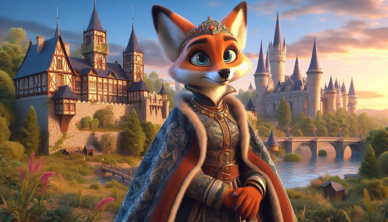 Medieval Fox Princess by ChocoPieAI on DeviantArt