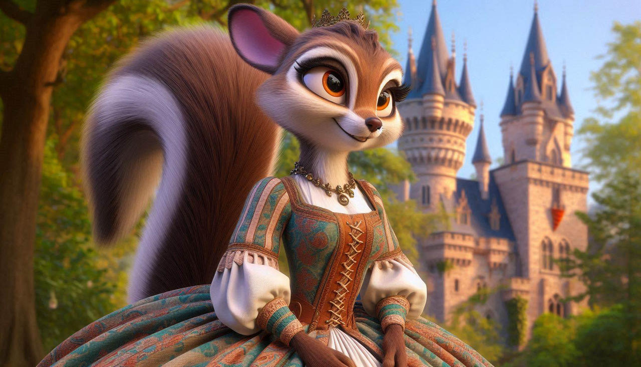 Squirrel Princess Medieval Squirrel Princess by ChocoPieAI on DeviantArt