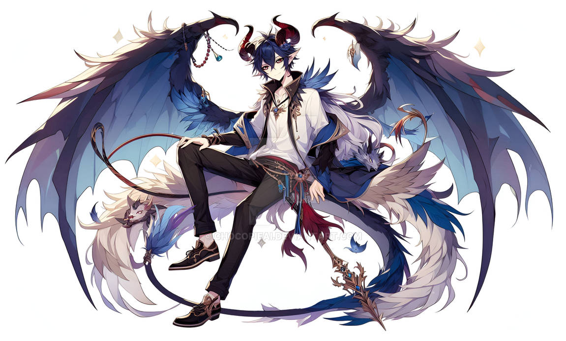Demon Boy Rohan Adopt Demon Boy 2 - Open by ChocoPieAI on DeviantArt