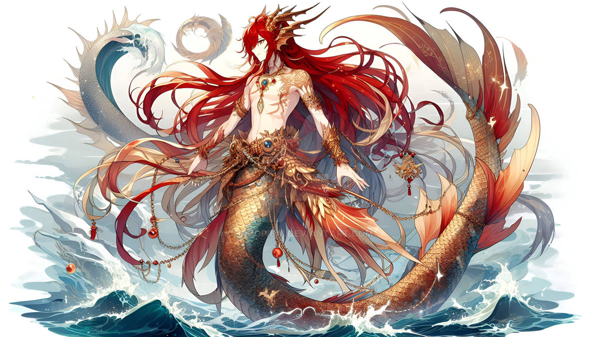 Merman Fish Open Adopt Merman 7 - Open by ChocoPieAI on DeviantArt